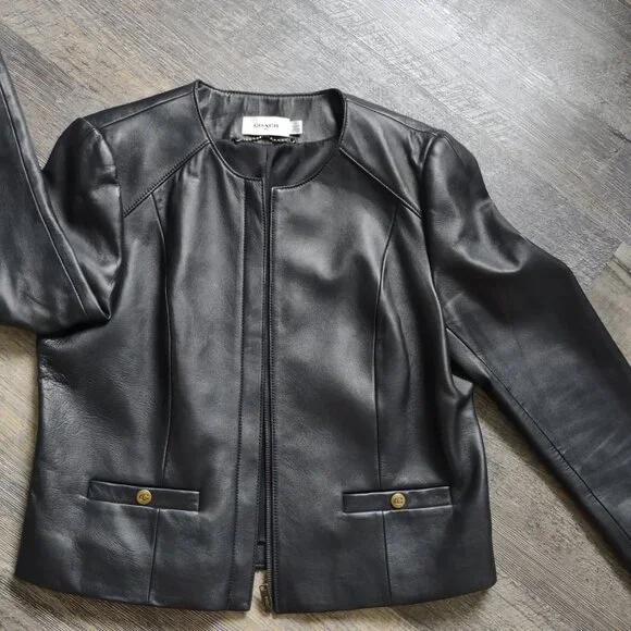 ジャケット・アウター COACH lether lamb jacket archive Fashion Coach 1941 Leather Jacket Coach 1941 Lamb Leather